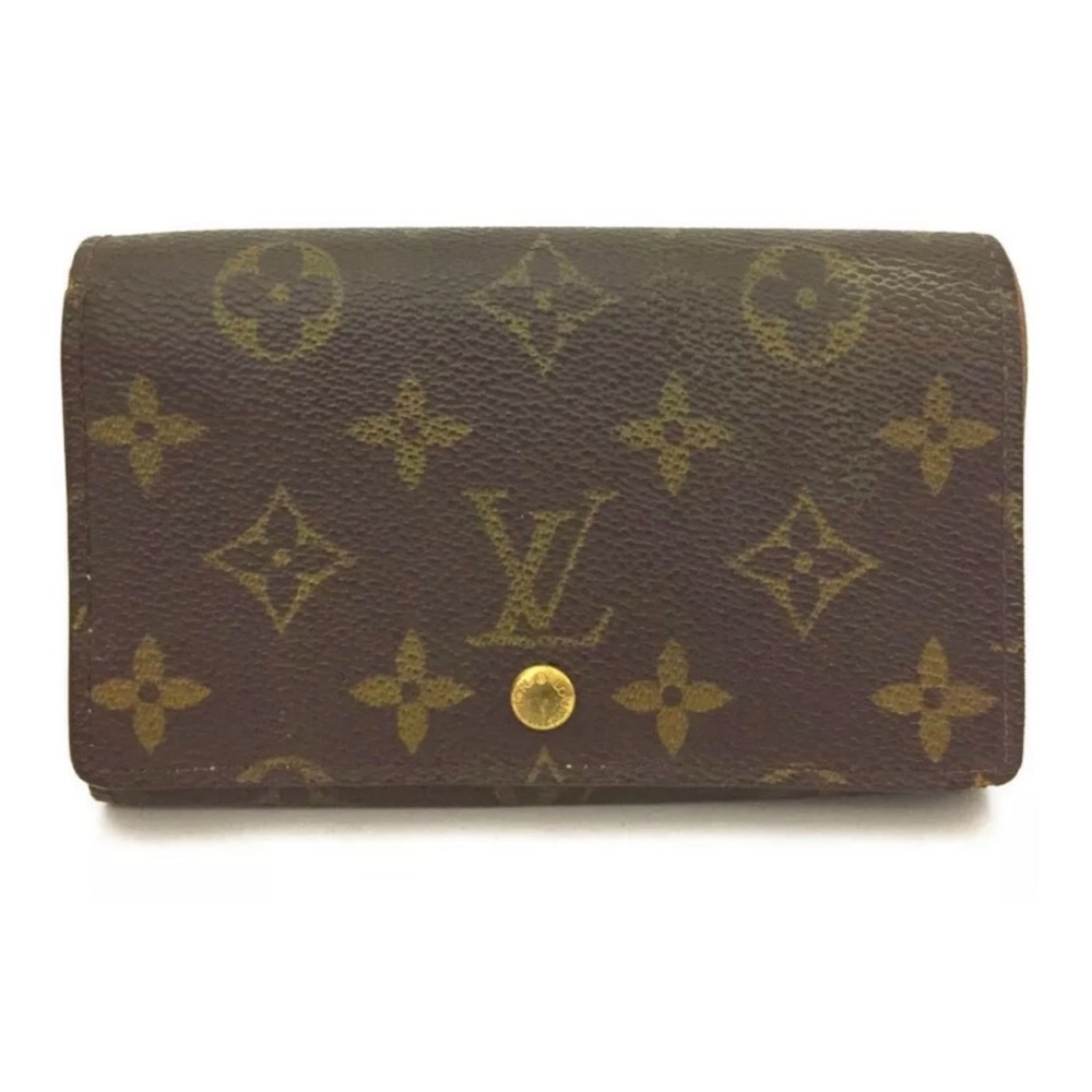 Authentic 💯 Monogram Porte Monnaie Billets
Tresor Bifold Wallet /P1238